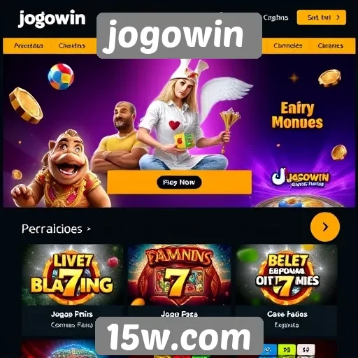 Atividades de promoção no site jogowin